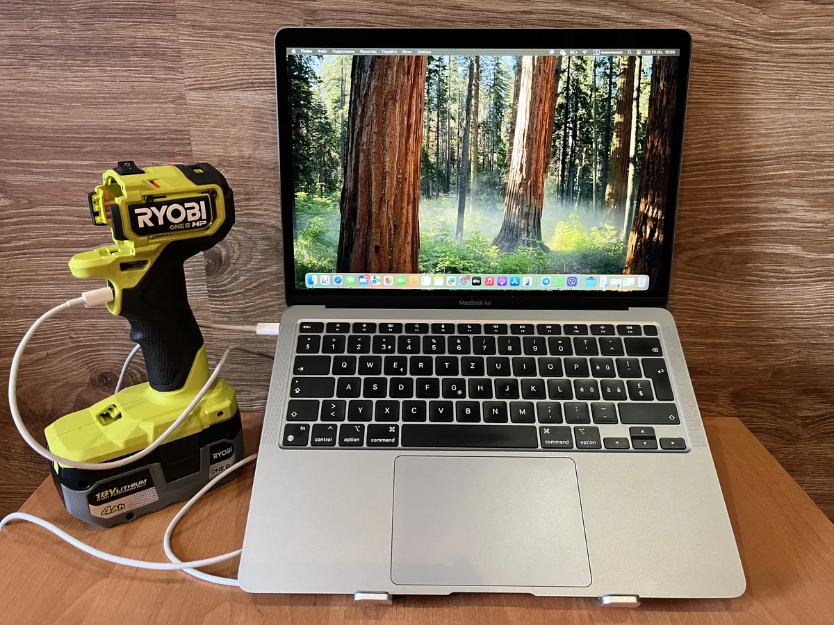 How to Charge a Laptop from Ryobi, Milwaukee, Makita, or DeWalt Tool Batteries